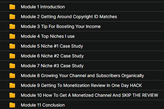 Full YouTube Mastery Course