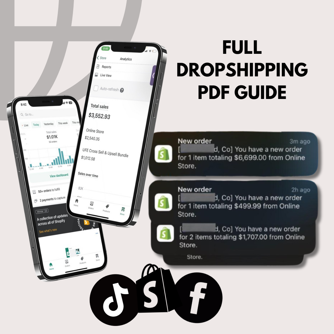 Full Dropshipping PDF Course (BEING UPDATED)